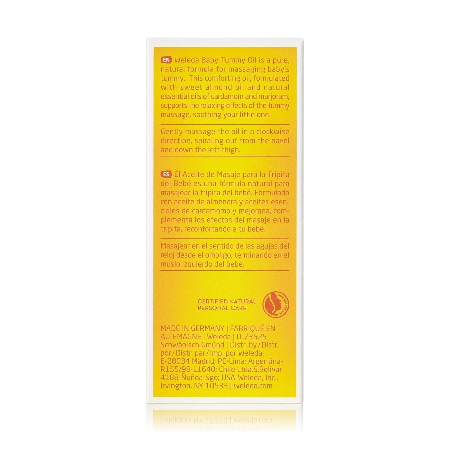 Weleda Baby Pancia Olio, 50 ml Bambini - Bagno e cura della pelle Naty Shop