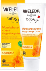 WELEDA Crema protettiva per ferite alla calendula per bambini biologica 75 ml - Unguento / crema per bambini cosmetici naturali per la protezione della pelle sensibile del bambino nella zona del pannolino. Aiuta contro arrossamenti, pelle irritata e dolori Bambini - Bagno e Cura della Pelle Naty Shop Crema Protezione Ferite 75 Ml