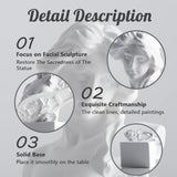 XMGZQ Statua Scultura Bianca di Afrodite, Statua Busto della Mitologia Greca in Resina, per la Decorazione della Stanza della Coquette, Decorazione della Stanza dell'Accademia Oscura, Scaffali per libri, Divisorio, Centrotavola per tavolini Statue e Sculture Naty Shop