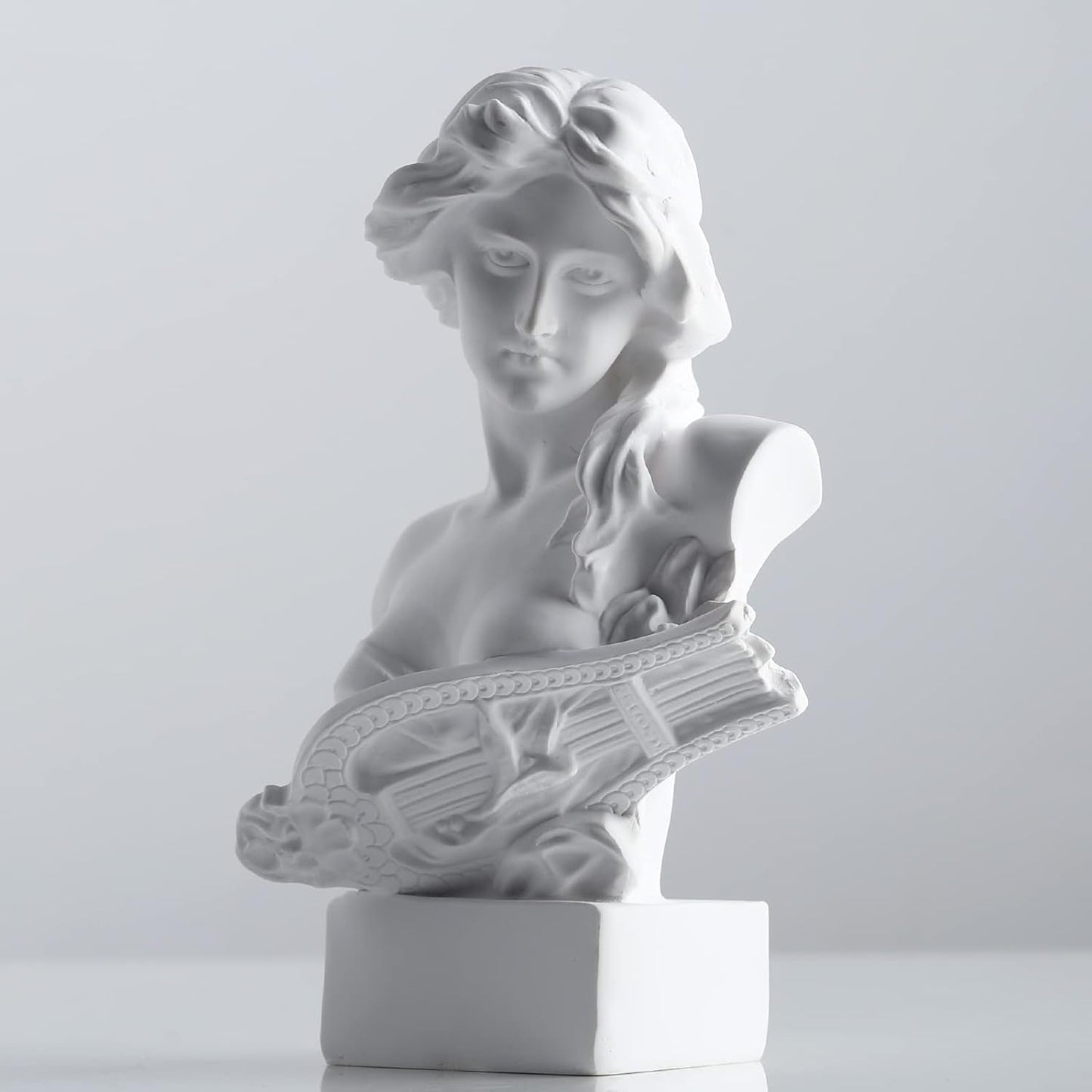 XMGZQ Statua Scultura Bianca di Afrodite, Statua Busto della Mitologia Greca in Resina, per la Decorazione della Camera Coquette, Decorazione della Camera dell'Accademia Oscura, Librerie, Divisorio, Tavolino Centrotavola Statuette e Sculture Naty Shop Bianco