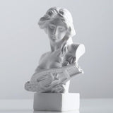 XMGZQ Statua Scultura Bianca di Afrodite, Statua Busto della Mitologia Greca in Resina, per la Decorazione della Camera Coquette, Decorazione della Camera dell'Accademia Oscura, Librerie, Divisorio, Tavolino Centrotavola Statuette e Sculture Naty Shop Bianco