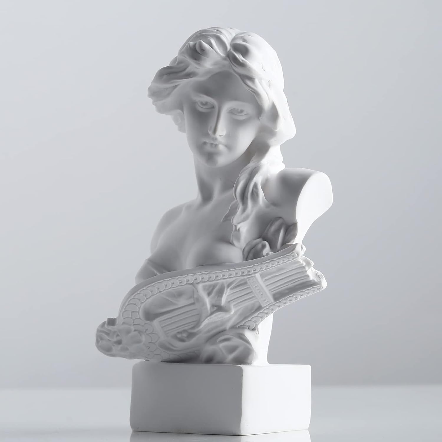 XMGZQ Statua Scultura Bianca di Afrodite, Statua Busto della Mitologia Greca in Resina, per la Decorazione della Camera Coquette, Decorazione della Camera dell'Accademia Oscura, Librerie, Divisorio, Tavolino Centrotavola Statuette e Sculture Naty Shop Bianco