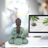 Zen Arôme SBM5 Statua Zen Bodhi, verde/marrone, alta 20 cm Statue e sculture Naty Shop