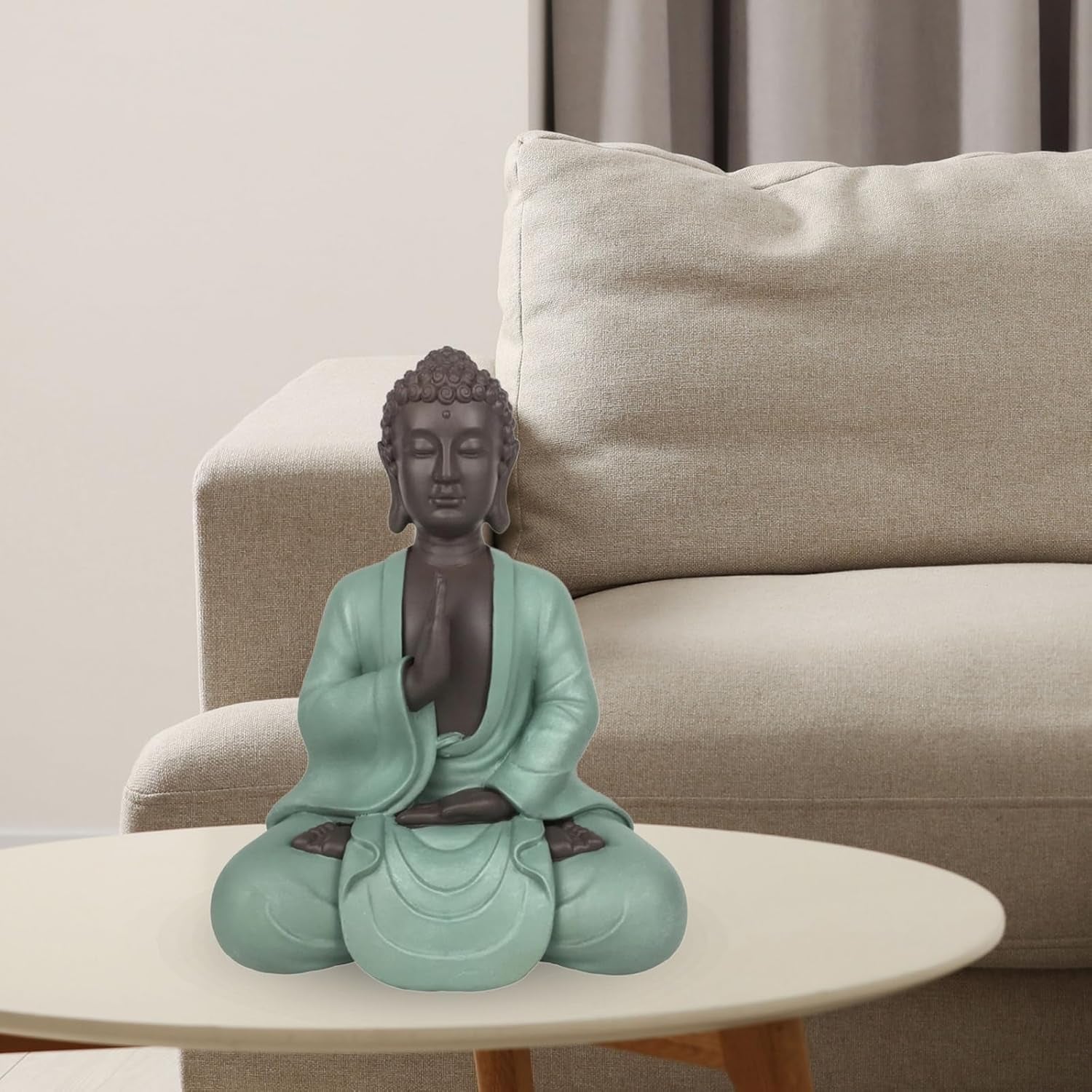 Zen Arôme SBM5 Statua Zen Bodhi, verde/marrone, alta 20 cm Statue e sculture Naty Shop