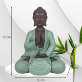 Zen Arôme SBM5 Statua Zen Bodhi, verde/marrone, alta 20 cm Statue e sculture Naty Shop