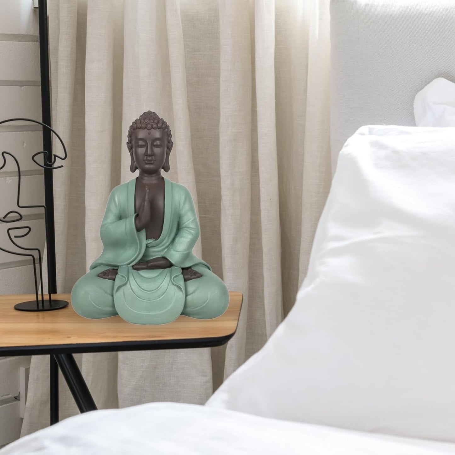 Zen Arôme SBM5 Statua Zen Bodhi, verde/marrone, alta 20 cm Statue e sculture Naty Shop