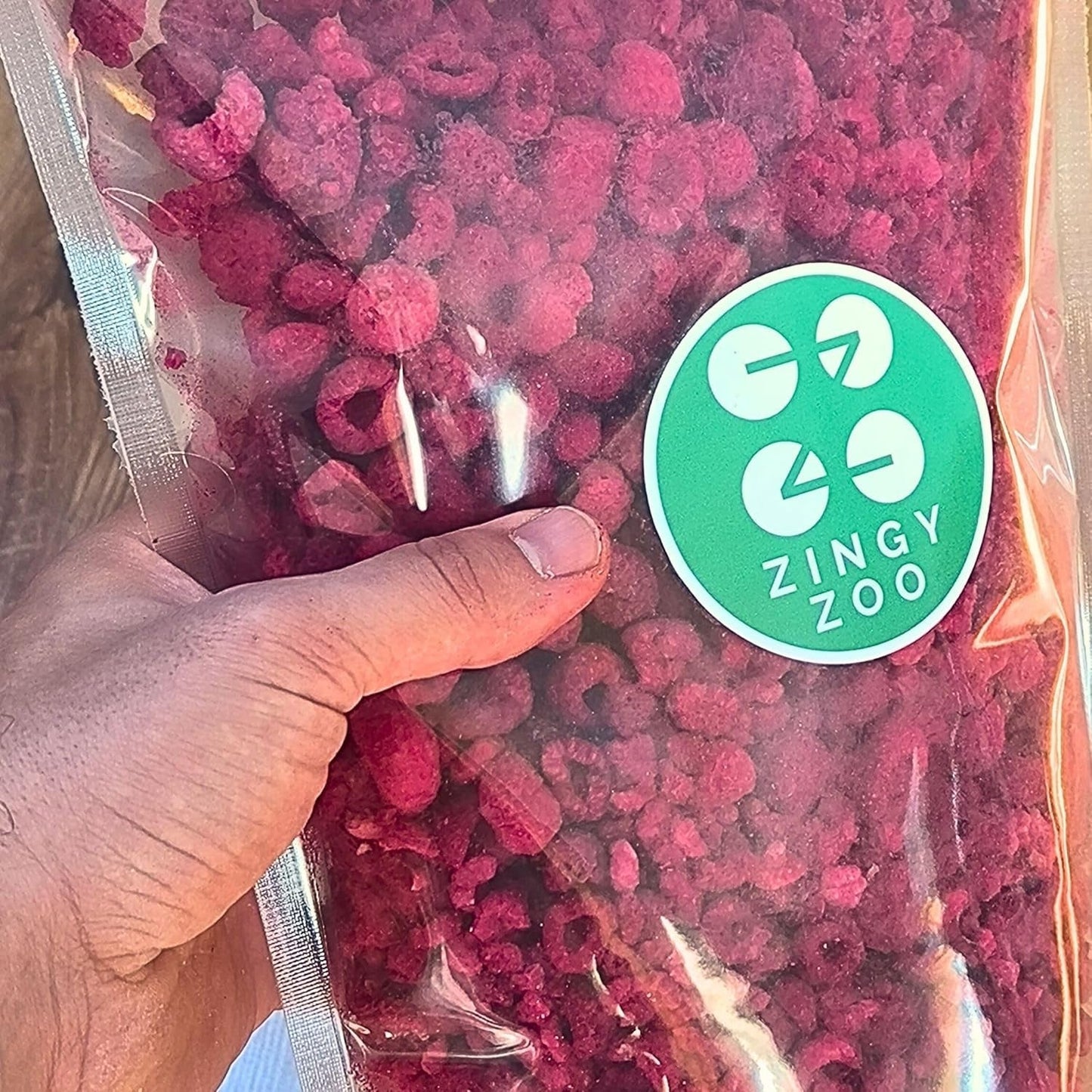 Lamponi liofilizzati Pezzi rotti | XL 300g Frutta secca liofilizzata | Lamponi secchi Frutta liofilizzata Senza Glutine | Frutta liofilizzata | Prodotti disidratati al lampone liofilizzato Naty Shop