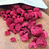 Lamponi liofilizzati Pezzi rotti | XL 300g Frutta secca liofilizzata | Lamponi secchi Frutta liofilizzata Senza Glutine | Frutta liofilizzata | Prodotti disidratati al lampone liofilizzato Naty Shop